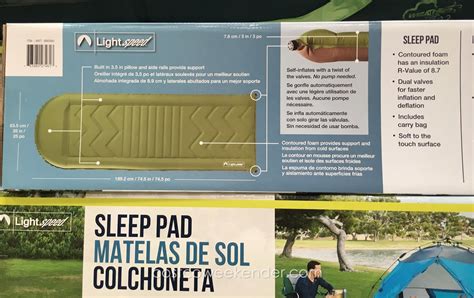 costco self inflating camp pad.